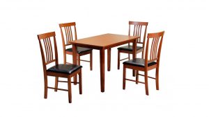 massa dining room set with 4 chairs