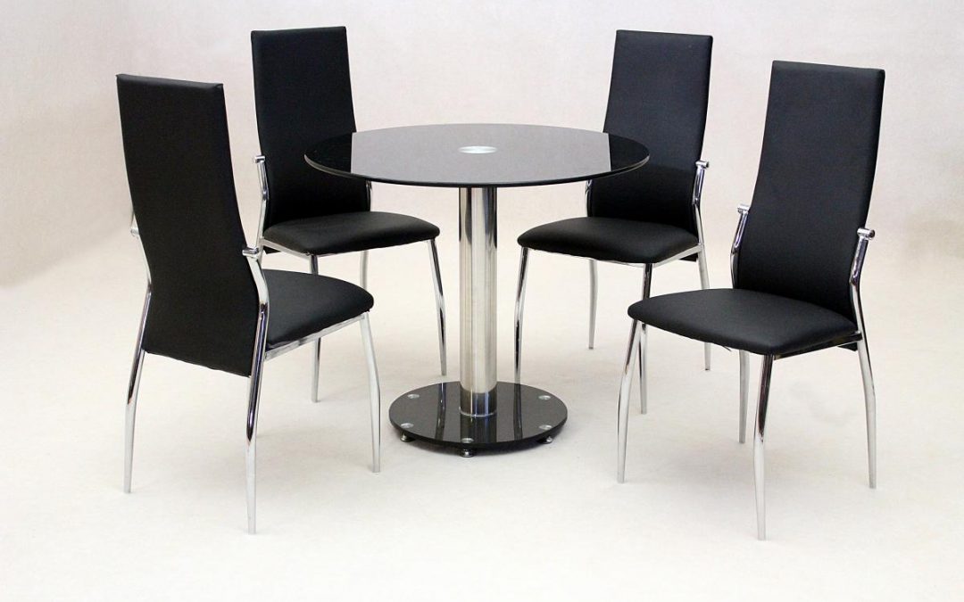 Alonza Dining Set Black